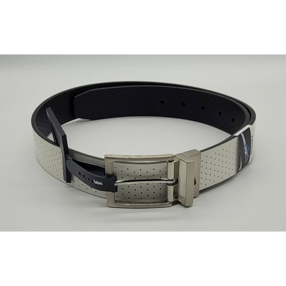 nike perforated reversible golf belt